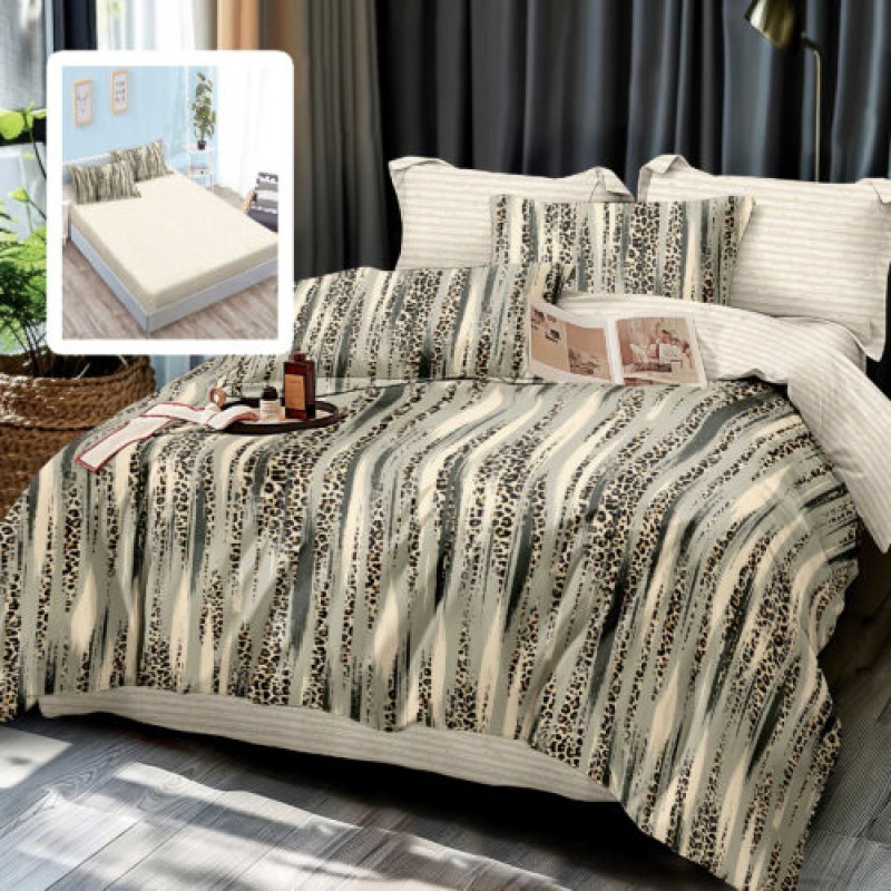 LENJERIE FINET 6 PIESE CU HUSĂ – 160×200 ȘI 180×200 (ALMA-VH)